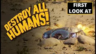 First Look NEW + REMAKE gameplay of Destroy All Humans! | Black Forest Games