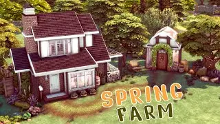 Весенняя ферма Симс 4🌳🐤Spring Farm The Sims 4 |Строительство| NO CC