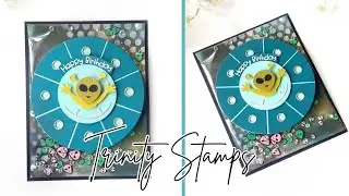 Shaker Card with a Space Alien Twist | Trinity Stamps UFO Card