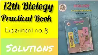 Biology Experiment no.8 | Adaptation in plants xerophytic & aquatic|HSC | MH board| 