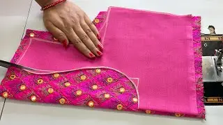 Blouse Back Designs | Latest Blouse Neck Designs | Cutting And Stitching Back Neck Blouse Design
