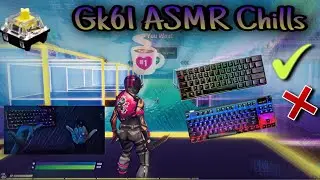 Geek Gk61/Sk61 Gateron Optical YELLOWS(fastest switches) /ASMR CHILLS -  ARENA BOXFIGHTS/ 240 Fps 4K