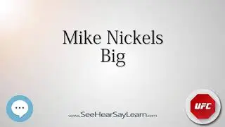 Mike Nickels   UFC Fighter's Nicknames 🔊