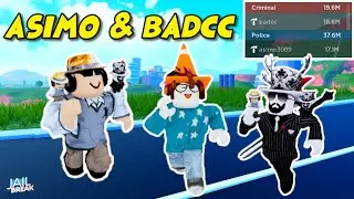 Playing with ASIMO and BADCC, they gave me .. (Roblox Jailbreak)
