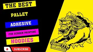 The Best Adhesive Method | For Screen Printing Hoodies | Tutorial #howto