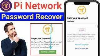 How To Reset Pi Network App Password | Recover pi network password complete explained