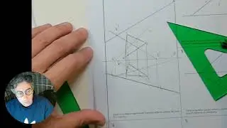 Diedrico: cambio plano verdadera magnitud triangulo