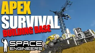 Building Our First Space Engineers Base! E2