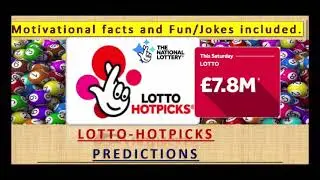 17.04.2021 | LOTTO - HOTPICKS 🔥 Predictions for tonight.National Lottery🤞🏽7.8M JACKPOT* 🇬🇧 UK |