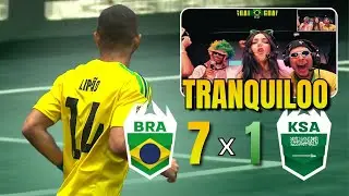 Brasil 7x1 Arábia Saudita | Melhores Momentos | Kings World Cup Nations