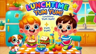 Lunchtime Yum Yum | Fun Kids' Song & Animated Video 🥪🥗🥕🍽️