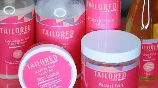 TAILORED BEAUTY HAIR PRODUCTS| DEMO + REVIEW