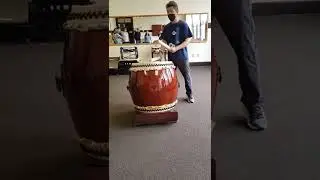 Taiko drumming.