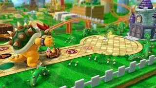 Mario Party 10 Bowser Party #82 Daisy, Toad, Toadette, Peach Mushroom Park Master Difficulty
