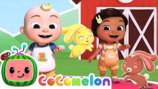 Hop Little Bunnies Dance! | CoComelon Animal Time | Animal Nursery Rhymes