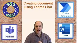 Как создать шаблон MS Word с помощью чата Microsoft Teams в Power Automate