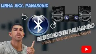 Como conserta problema no Bluetooth da linha Akx da Panasonic usando o celular.
