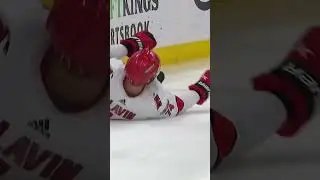 Sam Bennett INSANE hit sends Jaccob Slavin to dressing room (ECF)