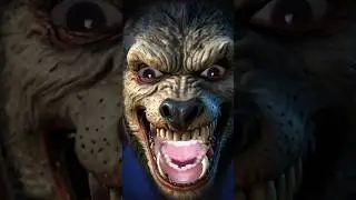 The terrible man-eating wolf 🐺🐾🐺🐾 #wolf #werewolf #horror #scary #spooky #creepy #wolfsounds