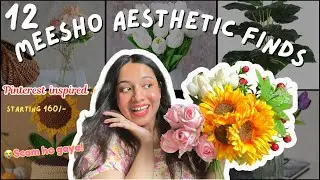 Meesho Pinteresty Home Decor Haul: Искусственные цветы и растения 😍