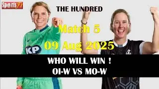 OI-W vs MO-W match prediction, Womens Hundred, 5th Match, 09 Aug 2025