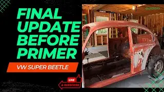 1972 VW Super Beetle Project! Update on Bodywork and Paint Color Reveal!