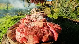 Melt-In-Your-Mouth Slow Cooked Beef 🔥 ASMR Cooking in the Wild #food #cooking