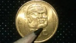 Incre&iacute;ble Moneda De 20 Centavos Cabeza Olmeca A&ntilde;o 83 (260,000,000)