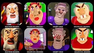 ROBLOX: RUN FROM GRANDPA, ESCAPE EVIL GRANDMA, GRUMPY GRAN, ESCAPE EVIL GRANDPA,....