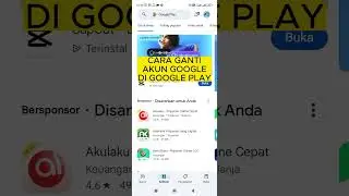 CARA MENGGANTI EMAIL PEMBAYARAN GOOGLE PLAY #shorts #googleplay