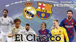 EL CLASICO.. BARCELONA VS REAL MADRID | PES2020 Coach Mode