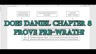 Does Daniel Chapter 8 Prove the Pre-Wrath Rapture?