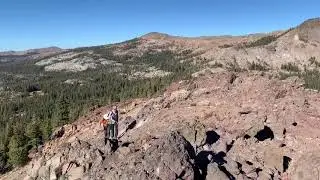 Climbing up Andesite Peak