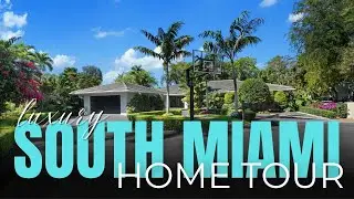 Inside the Stunning Grand South Miami Estate | 8234 SW 60th Ct