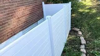 Outdoor Privacy Made Easy: Vinyl Fence Panels for AC Units, Trash Cans & Pool Equipment!