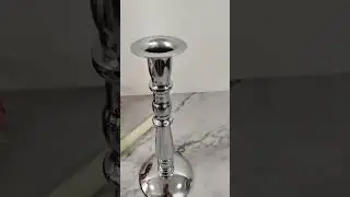Silver Candlestick Taper Candle Holder Table Decor Ideas