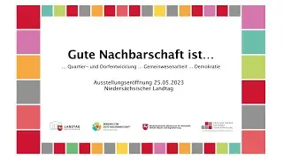 Gute Nachbarschaft ist &hellip; Quartier- und Dorfentwicklung ... Gemeinwesenarbeit ... Demokratie