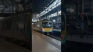 Double Class 185 departing Leeds