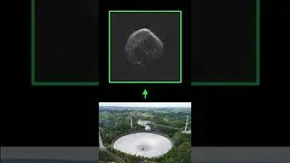 Radar Images From Arecibo Telescope Of A Dead Comet