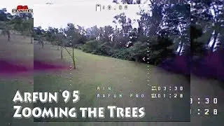 ARFUN Pro 95mm Mini Brushless FPV Racing Drone  Practice flight