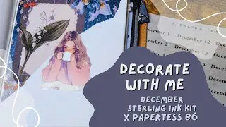December Deco With Me | Sterling Ink kit | Papertess Designs