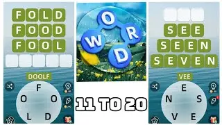 Zen Word Level 11 to 20 ||All Questions ||Solve Game 🎮