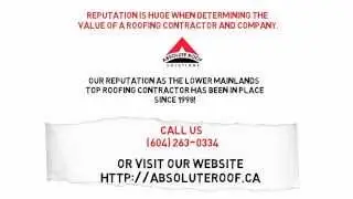North Vancouver Roofer - A+ BBB Rating - Fully Insured