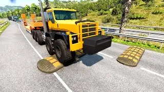 Trucks vs speedbums | BeamNG Drive #04