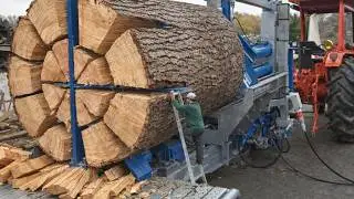 Amazing Swedish Firewood Processor Workflow. Full Documentary on Tree Felling & Firewood Machines