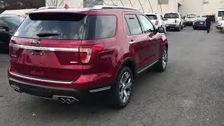 Ruby Red 2018 Ford Explorer Platinum 4WD!
