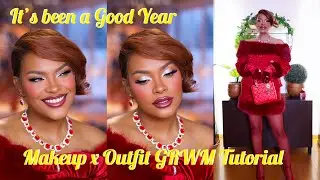 FULL GLAM GRWM 💄 Makeup, Hair & Outfit | End of Year Glow Up