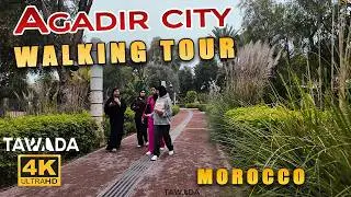 Agadir city walking tour 2026- Morocco 4K UHD