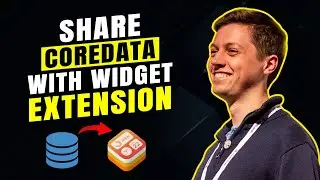 Поделиться CoreData с расширением Widget