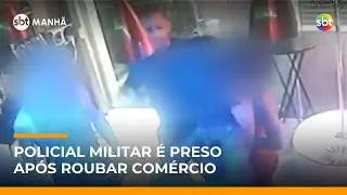Cabo da PM &eacute; preso por assaltar com&eacute;rcio no Rio de Janeiro | #SBTManh&atilde;